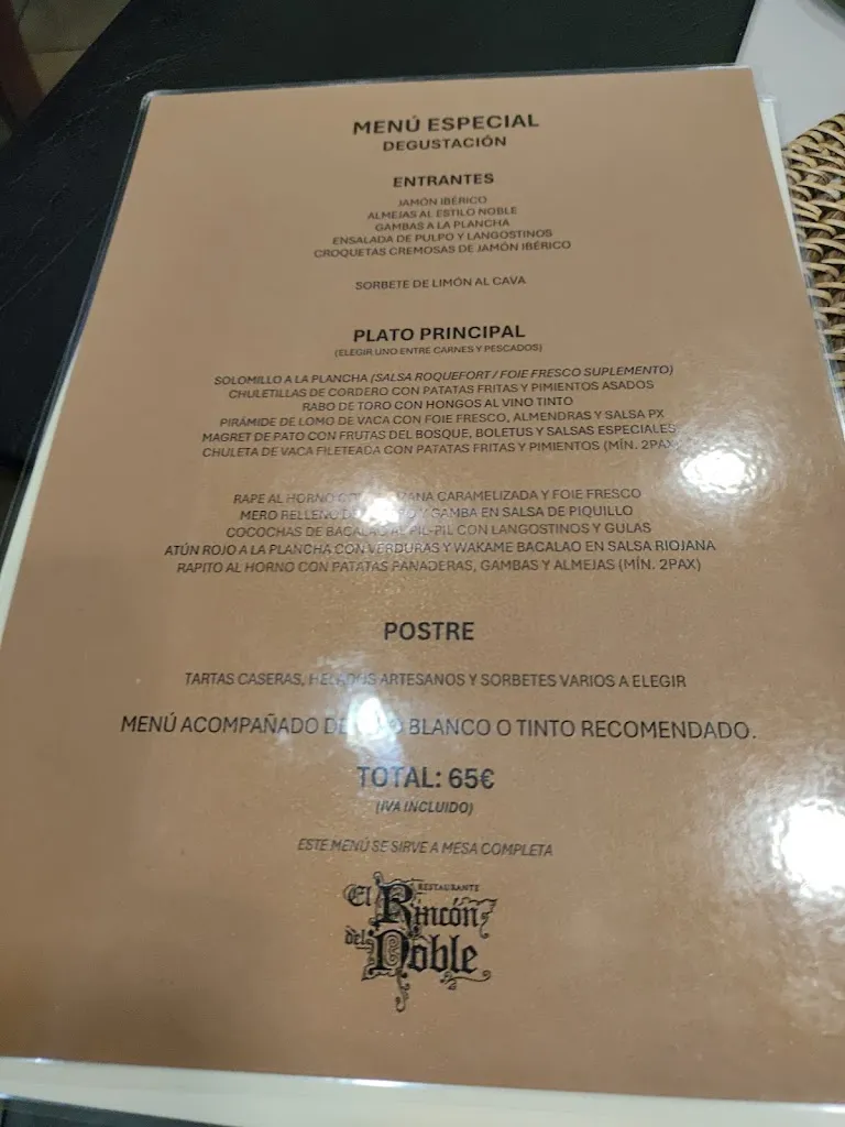 Menu_Restaurante El Rincón del Noble_Rada de Haro_image_2