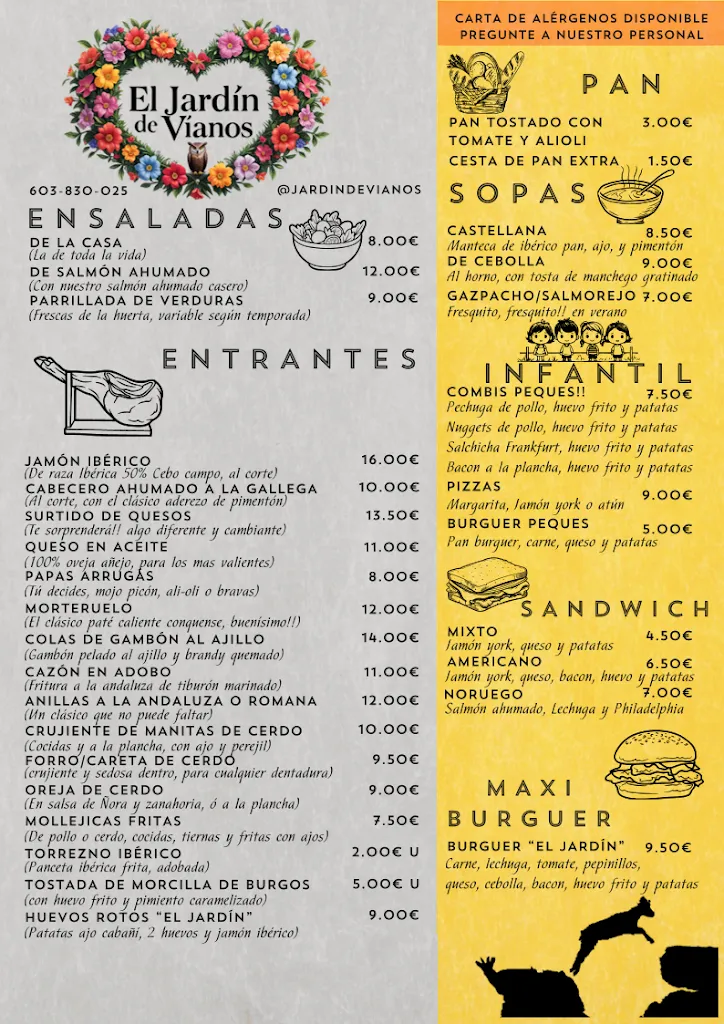 Menu_El Jardín de Vianos_Vianos_image_2