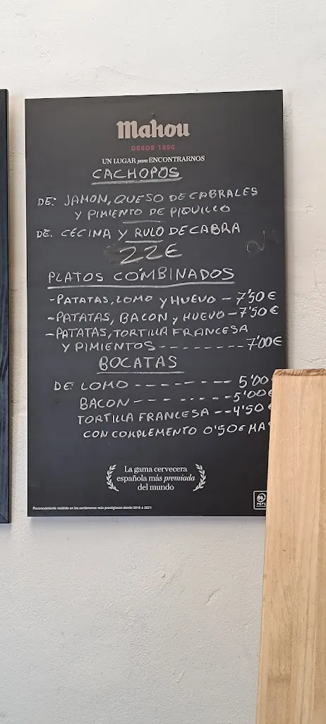 Menu_Bar La Cuesta_Saceda-Trasierra_image_1