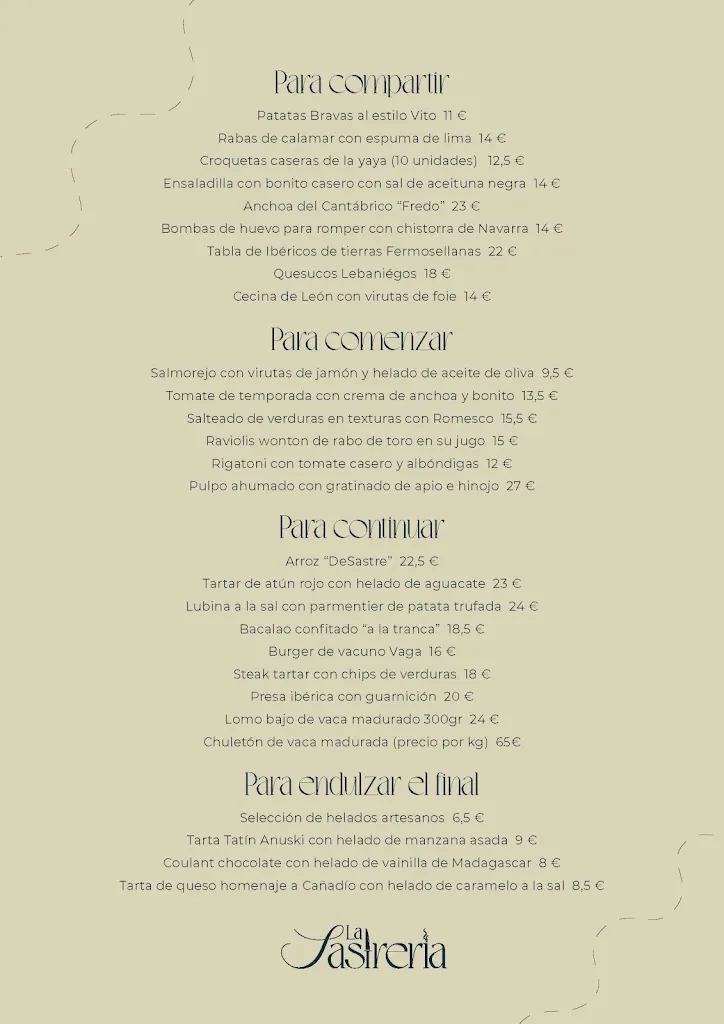 Menu_La Sastrería de Paracuellos_Paracuellos_image_1