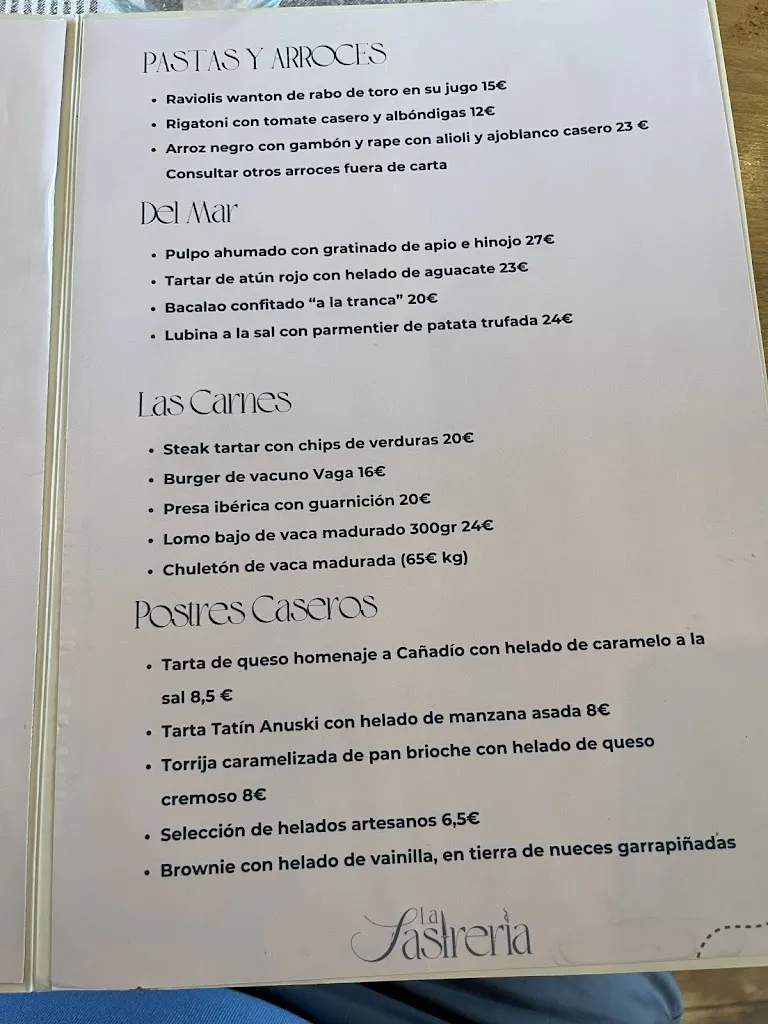 Menu_La Sastrería de Paracuellos_Paracuellos_image_3