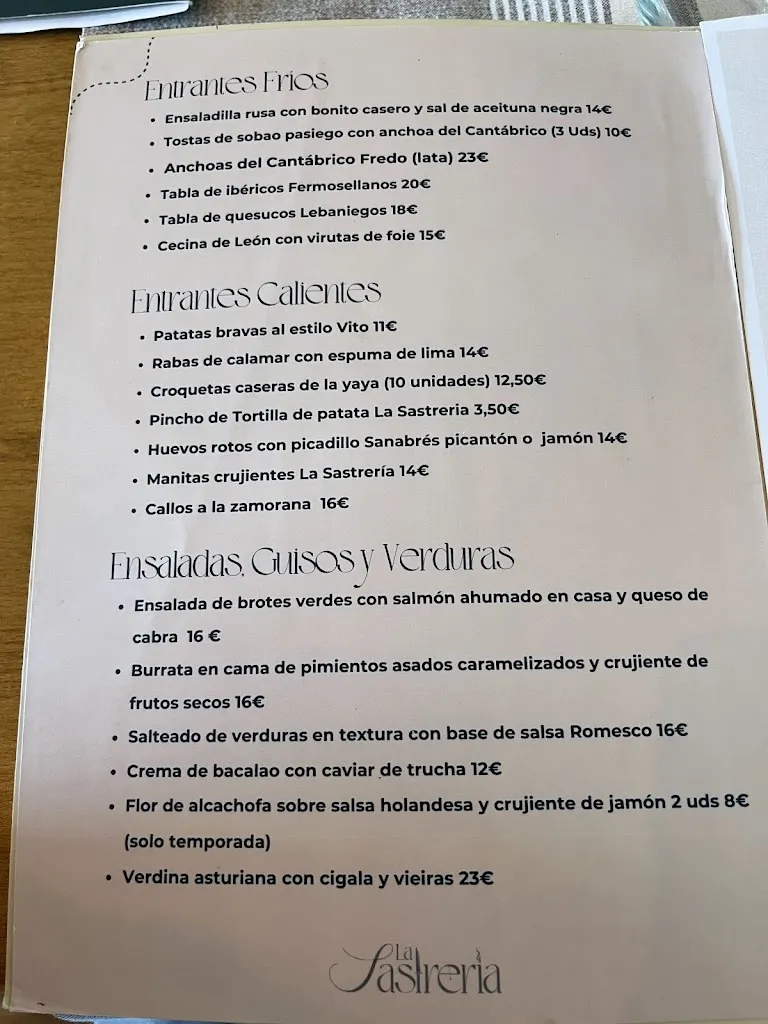 Menu_La Sastrería de Paracuellos_Paracuellos_image_4