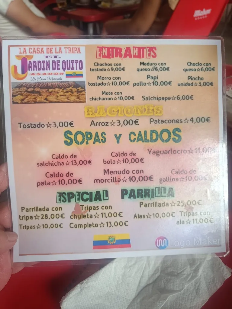 Menu_Asador El Jardín de Quito_Paracuellos_image_3