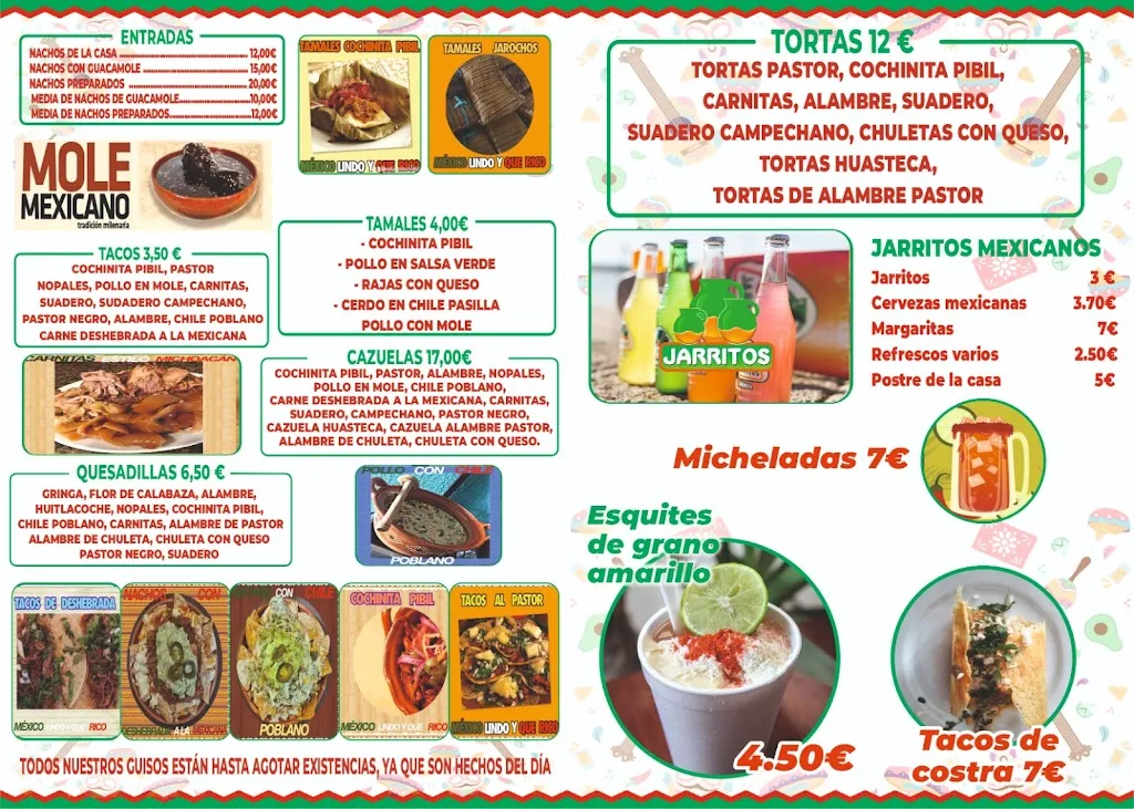 Menu_México Lindo Y Que Rico_Paracuellos_image_1