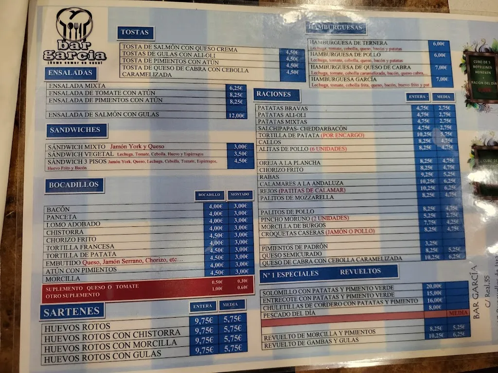 Menu_Restaurante Bar García_Paracuellos_image_1