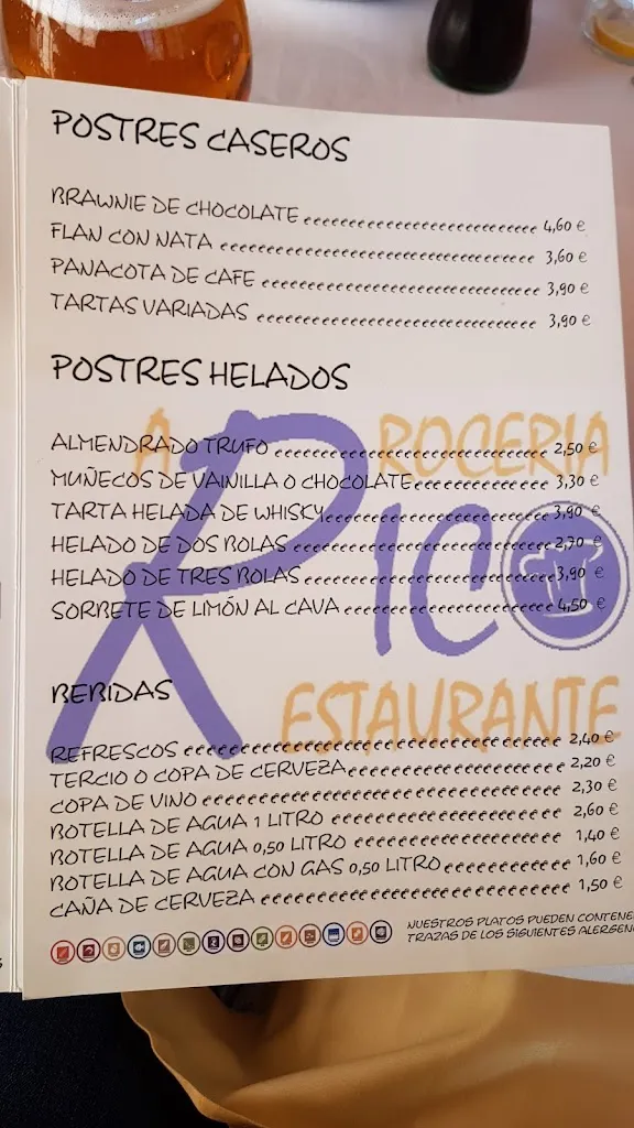 Menu_Arroceria Rico_Paracuellos_image_4