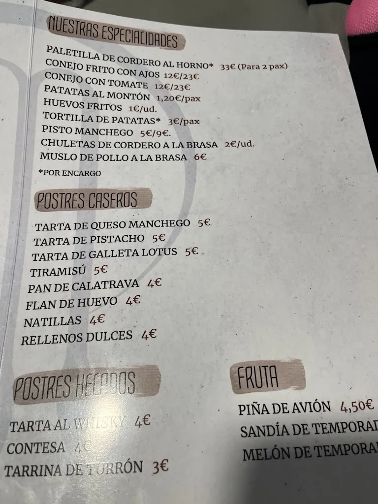 Menu_Las Mariquillas Restaurante_Valdeganga_image_4