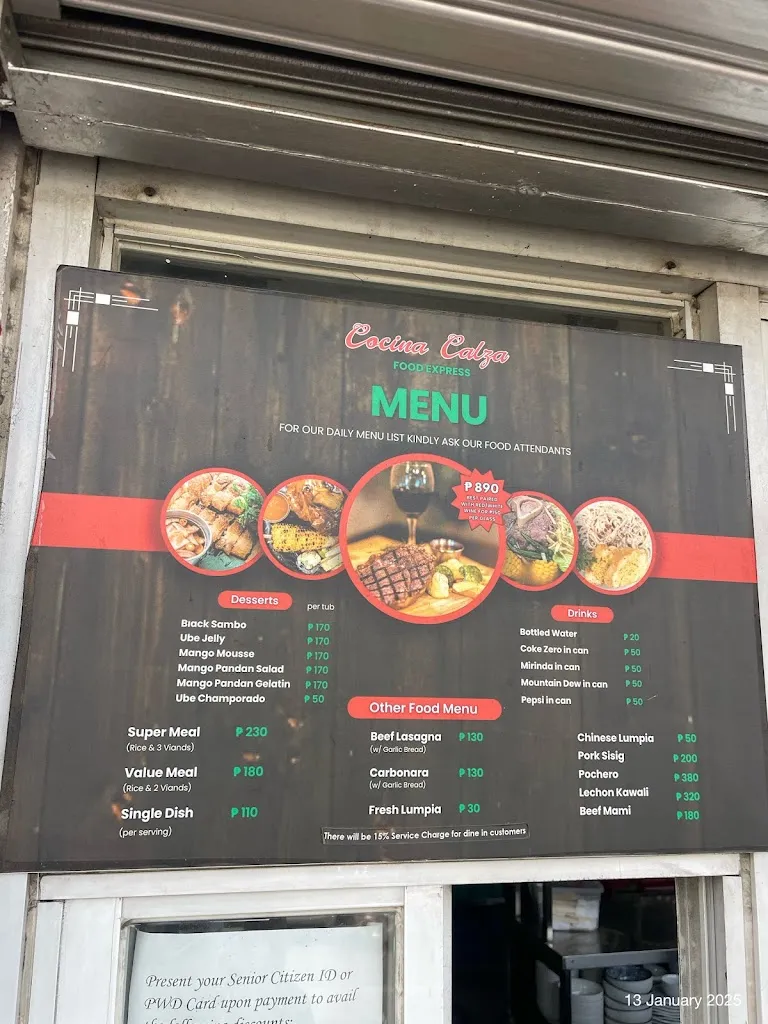 Menu_Cocina Calza Food Express_Minglanilla_image_2