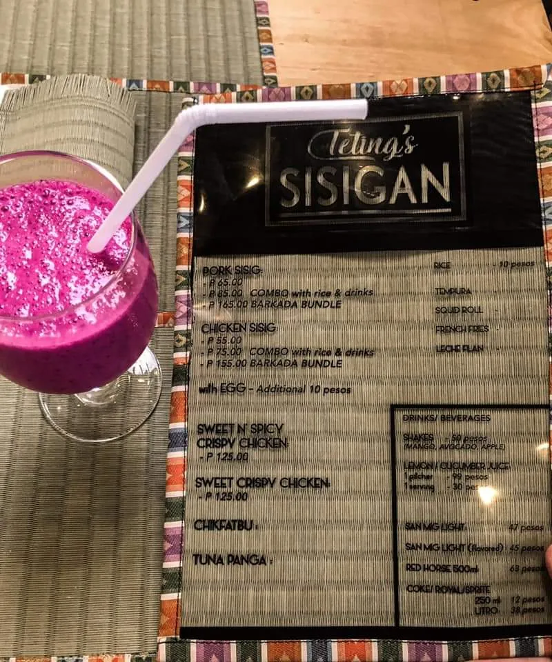 Menu_Teting's Sisigan_Minglanilla_image_2
