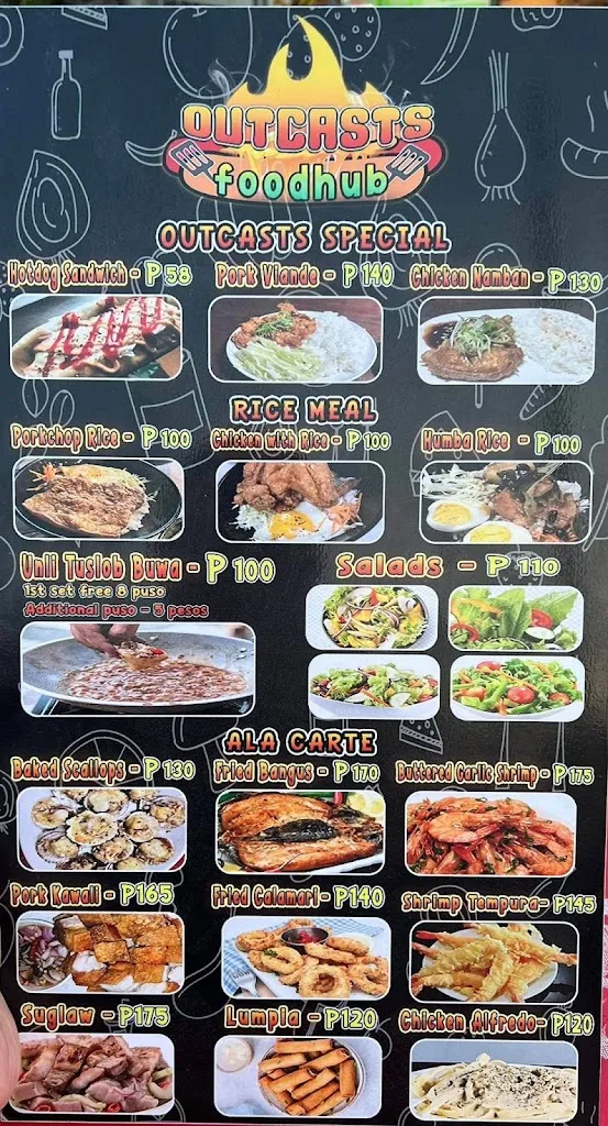 Menu_Outcasts FoodHub_Minglanilla_image_2