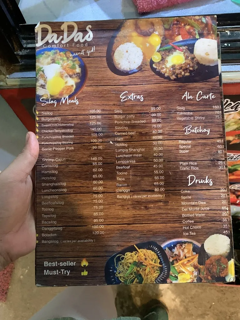 Menu_Dadas comfort food_Minglanilla_image_1