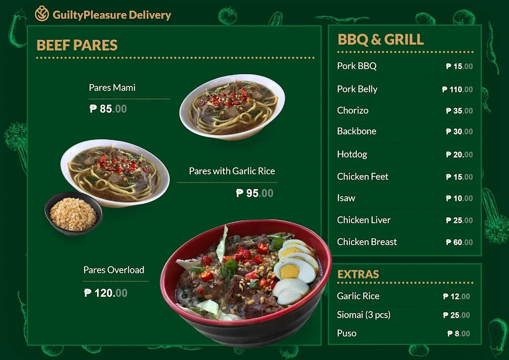 Menu_Guilty Pleasure-Beef Pares and Grill_Minglanilla_image_1
