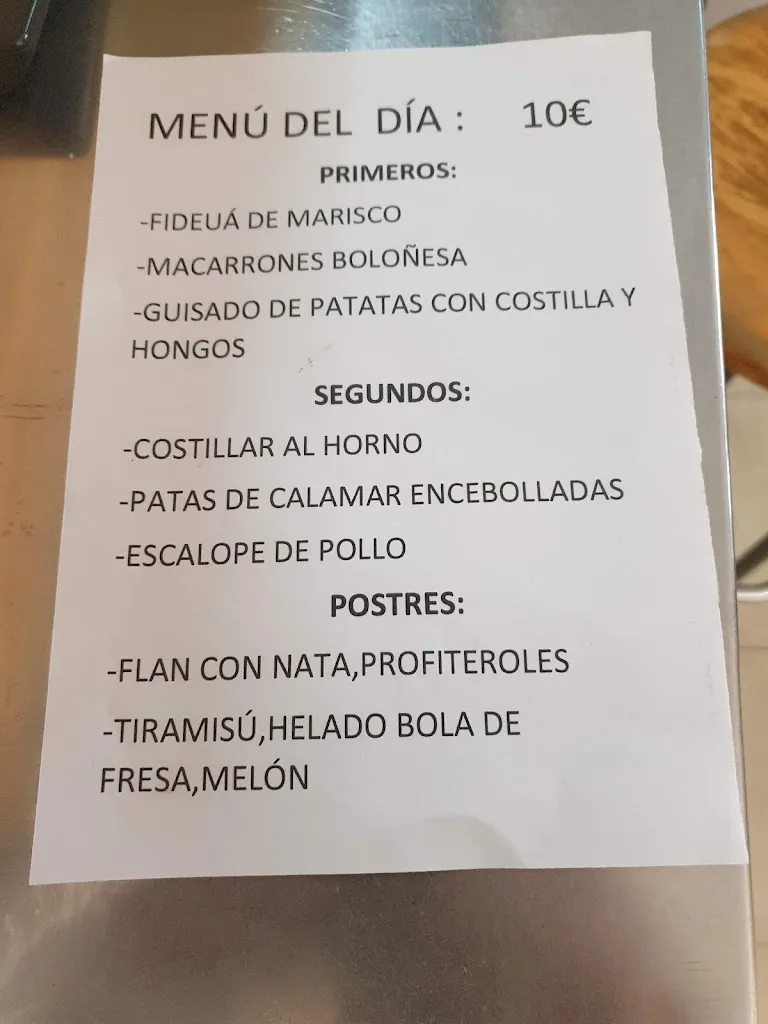 Menu_BAR - RESTAURANTE RUIZ MIGUEL._Talayuelas_immagine_2