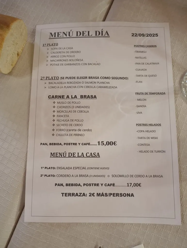 Menu_Hostal Restaurante Juan Antonio_Sisante_image_2