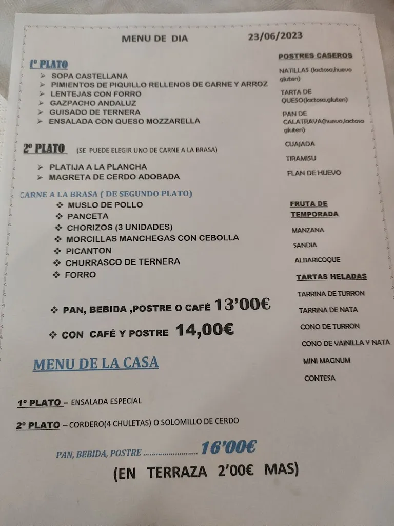 Menu_Hostal Restaurante Juan Antonio_Sisante_image_3