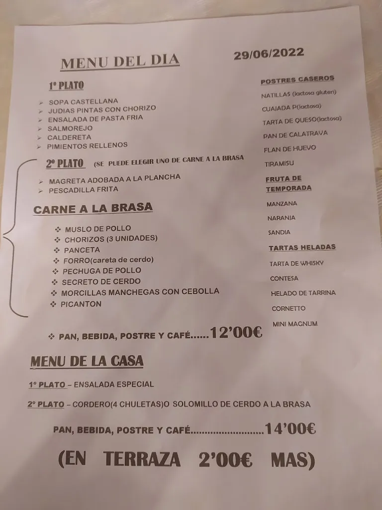 Menu_Hostal Restaurante Juan Antonio_Sisante_image_4