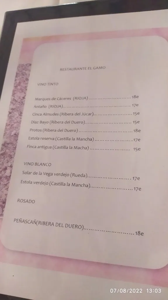 Menu_Restaurante El Gamo_Tragacete_image_3