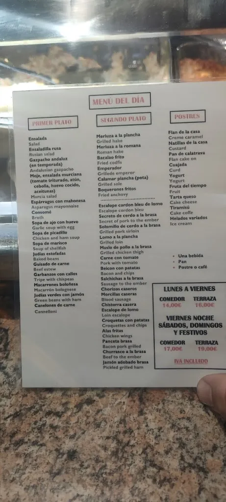 Menu_Restaurant Hotel Flor de la Mancha_Roda La_image_4