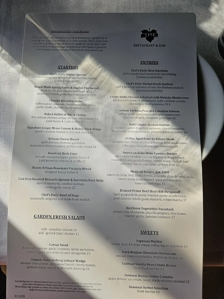 Rodney Yoswig_Vine Restaurant & Bar_San Clemente_review