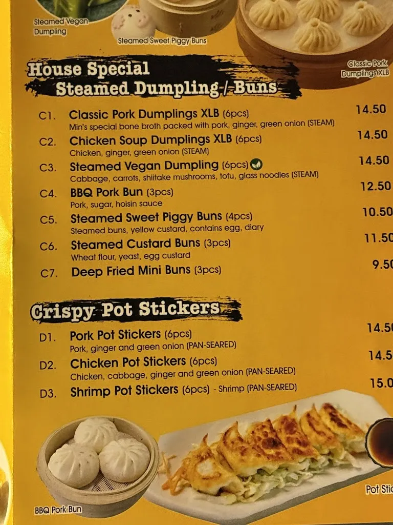 Menu_Min's Dumpling San Clemente_San Clemente_image_1