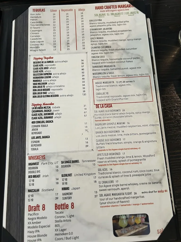 Menu_Sol Agave_San Clemente_image_1