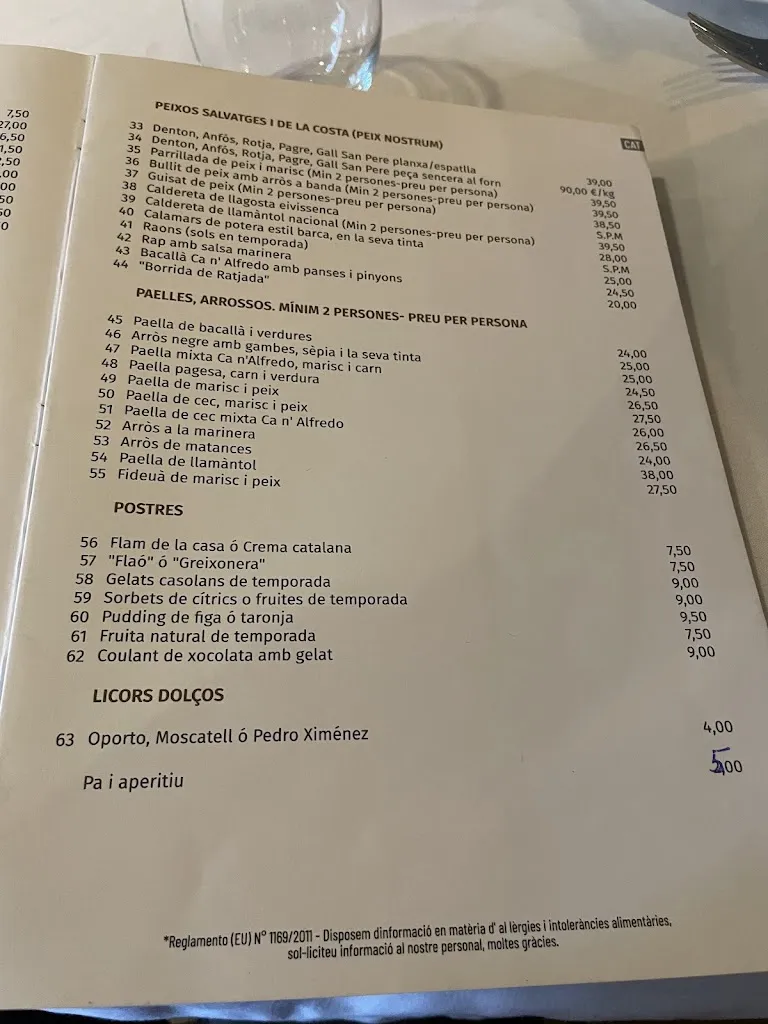 Menu_Restaurant Ca n'Alfredo_Vara de Rey_image_2