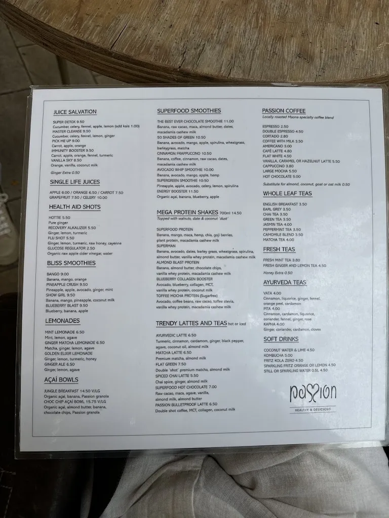 Menu_Passion Vara de Rey_Vara de Rey_image_1