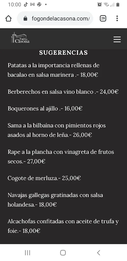 Menu_Fogón de la Casona_Valdemorillo de la Sierra_immagine_4