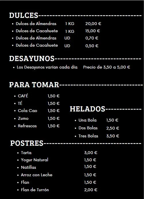 Menu_Cafetería, Elaboración y Venta de Comida Casera Para Llevar Marrakech_Valdemorillo de la Sierra_image_3