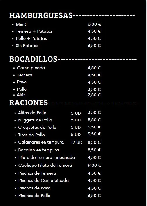 Menu_Cafetería, Elaboración y Venta de Comida Casera Para Llevar Marrakech_Valdemorillo de la Sierra_image_4