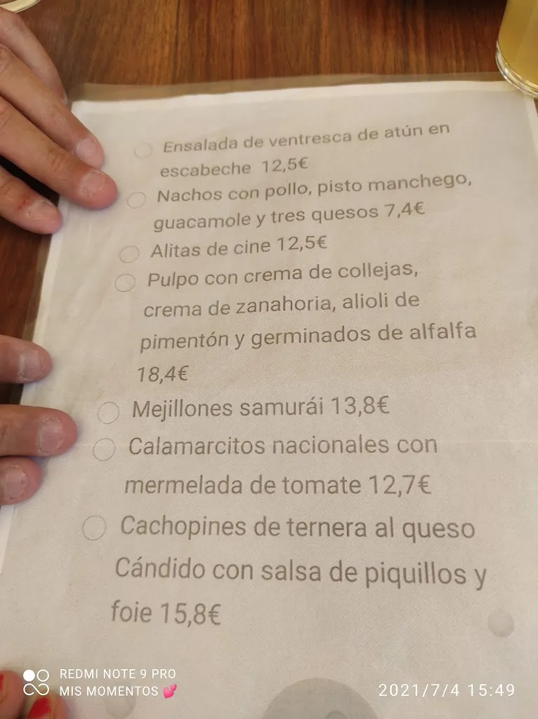 Menu_La Guindilla Gastro Bar_Roda La_immagine_3