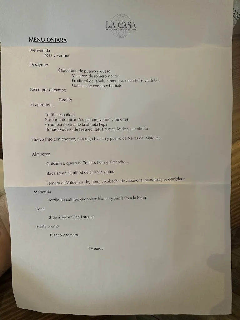Menu_La Casa de Manolo Franco_Valdemorillo de la Sierra_image_4