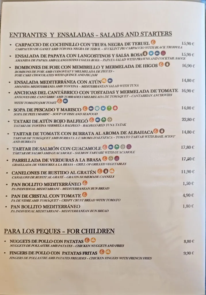 Menu_Restaurant La Mar_Roda La_image_1