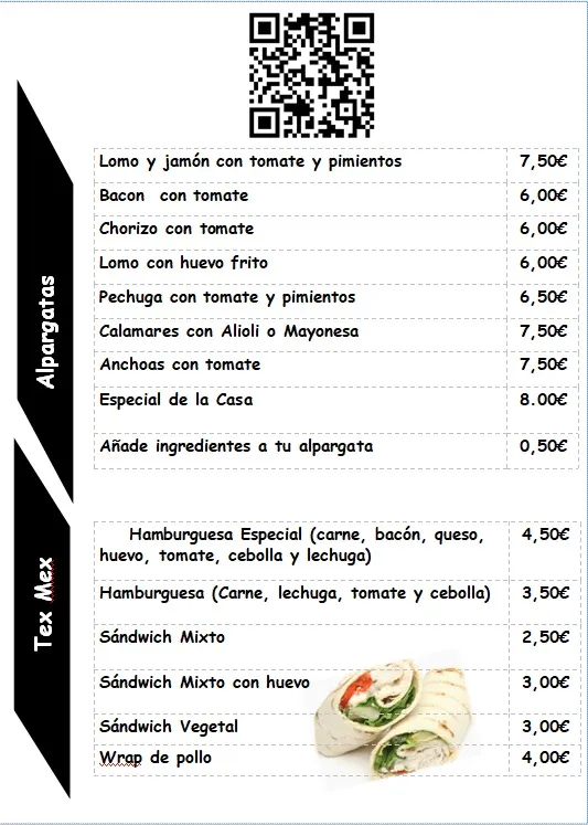 Menu_Bar Goyo_Villar del Infantado_image_4