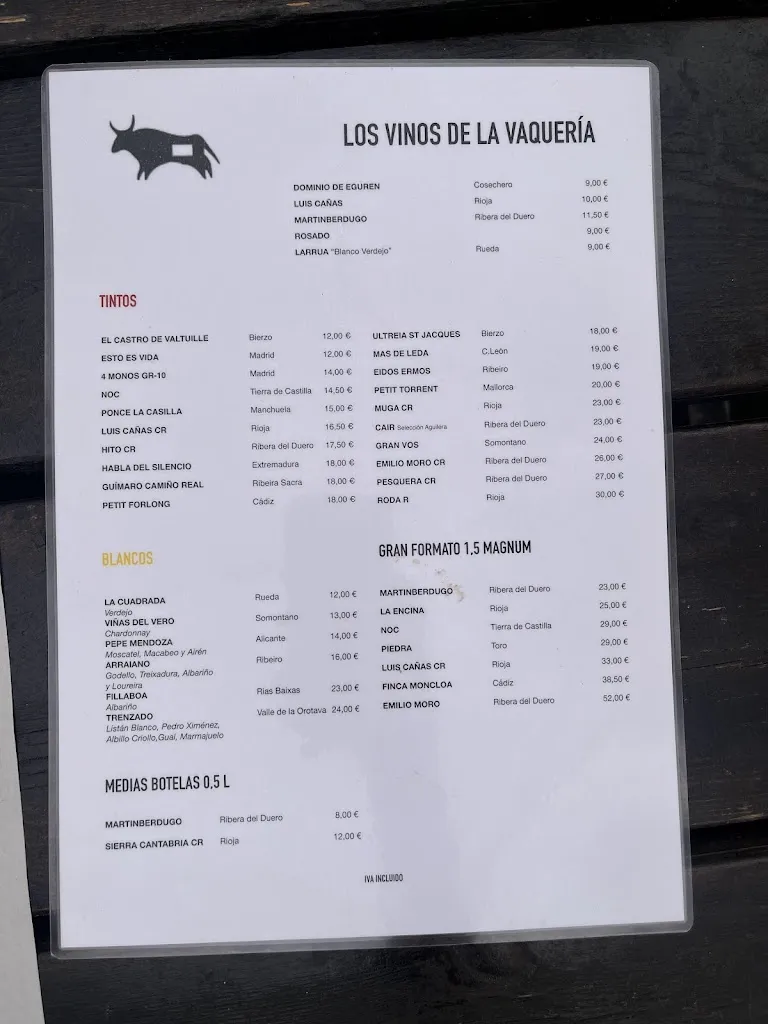 Menu_La Vaquería_Villalba de la Sierra_image_3
