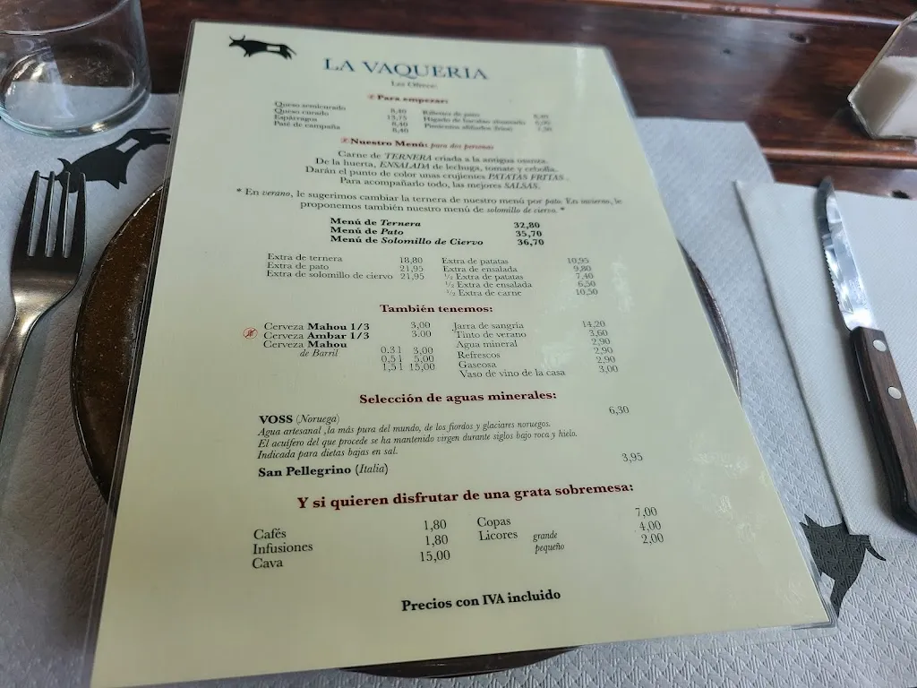 Menu_La Vaquería_Villalba de la Sierra_image_4