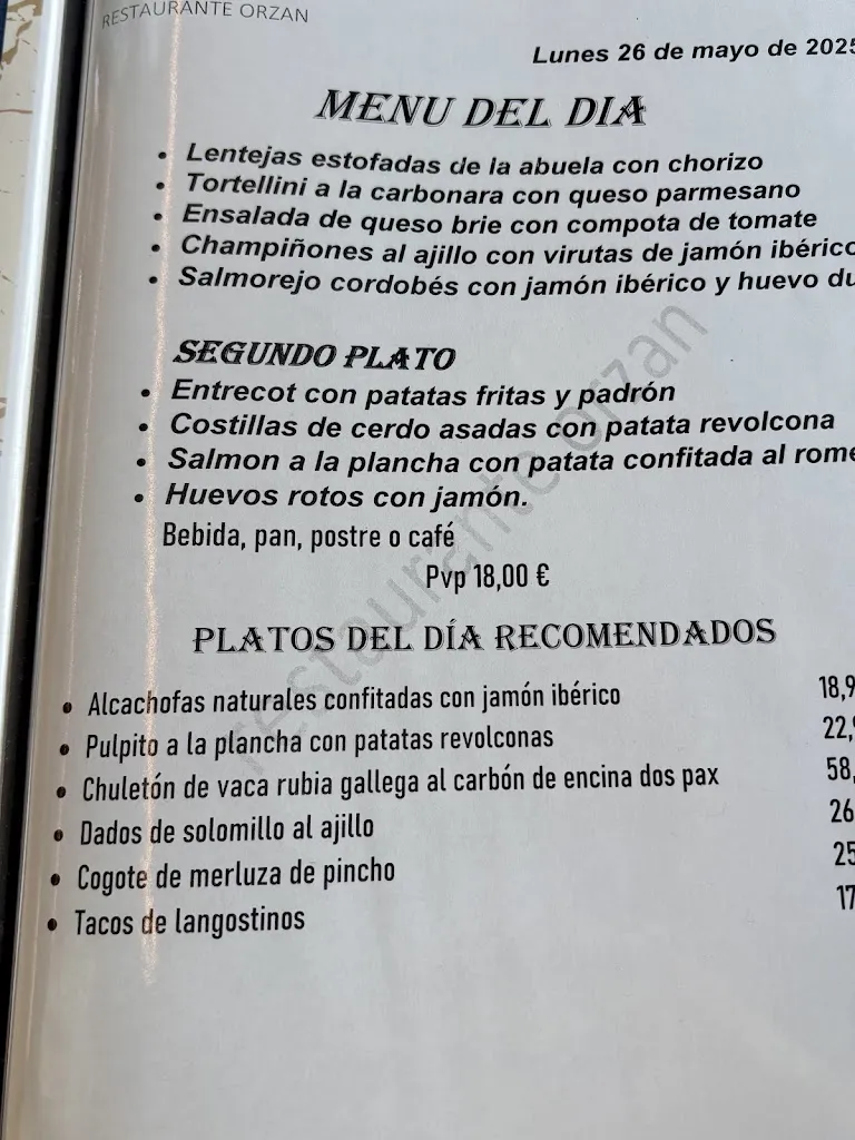 Menu_Restaurante Orzan_Vindel_image_1