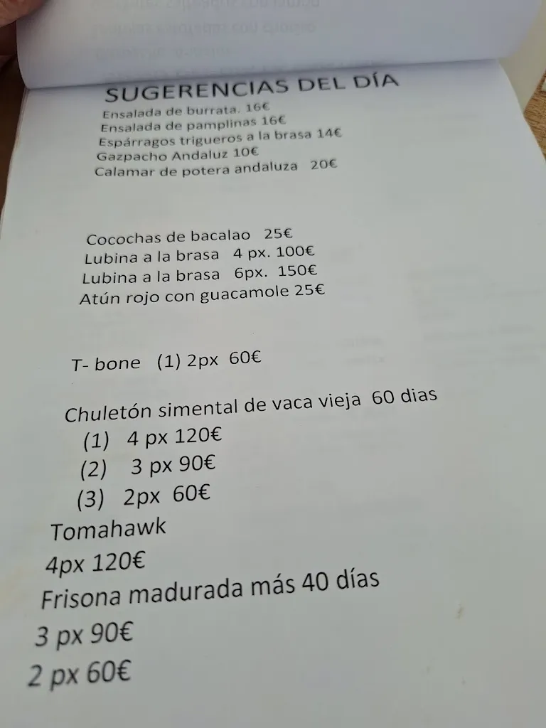 Menu_La Cantina del Hipódromo_Zarzuela_image_3