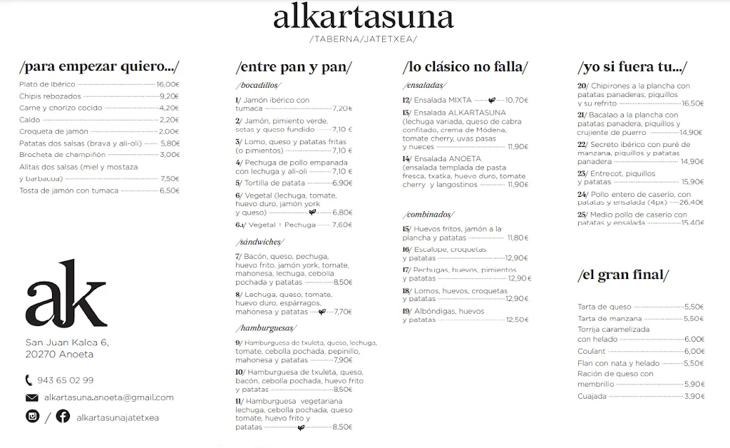 Menu_ALKARTASUNA TABERNA - JATETXEA | Recomendado_Anoeta_image_2