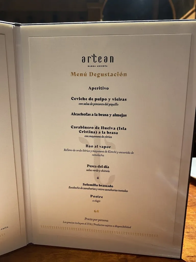 Menu_Restaurante Artean Barra Abierta_Anoeta_immagine_3