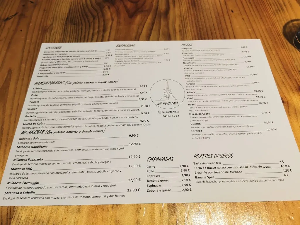 Menu_La Porteña_Anoeta_image_4