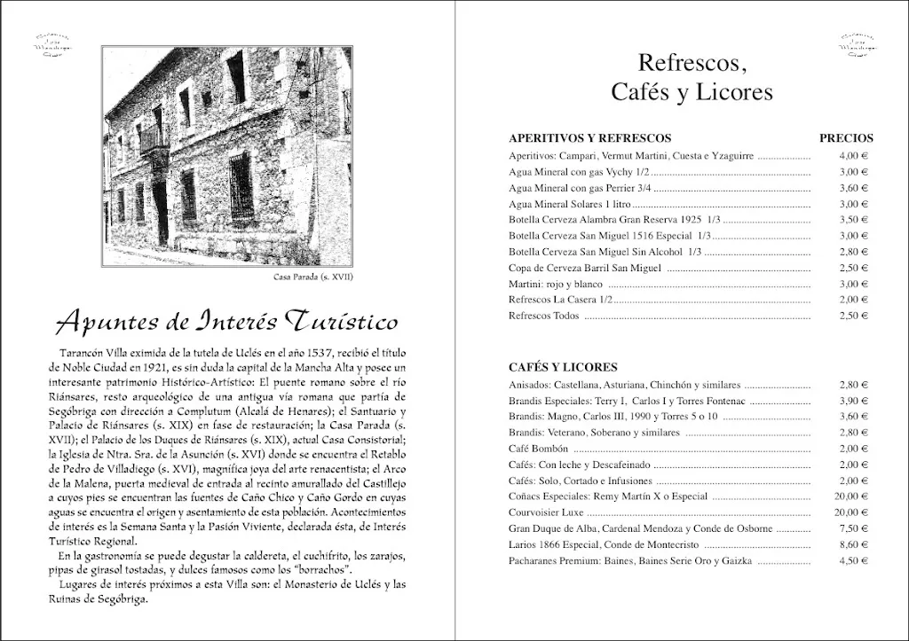 Menu_Restaurante Asador Los Manchegos_Tarancón_image_1