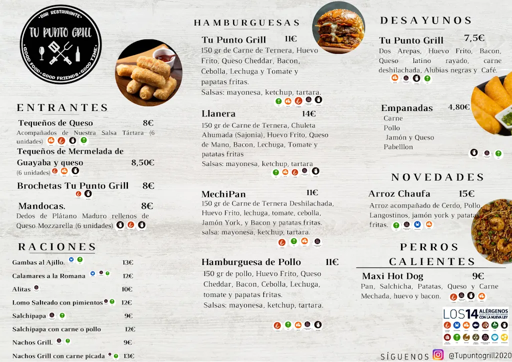 Menu_Restaurante Tu Punto Grill_Tarancón_image_1
