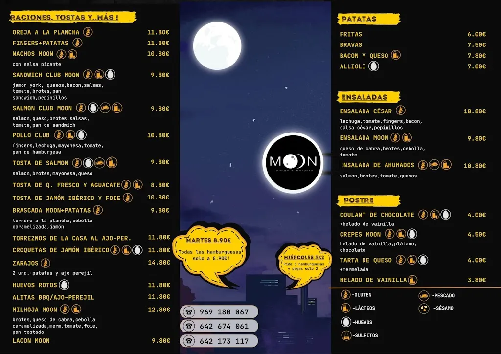 Menu_Moon lounge&burgers_Tarancón_image_1
