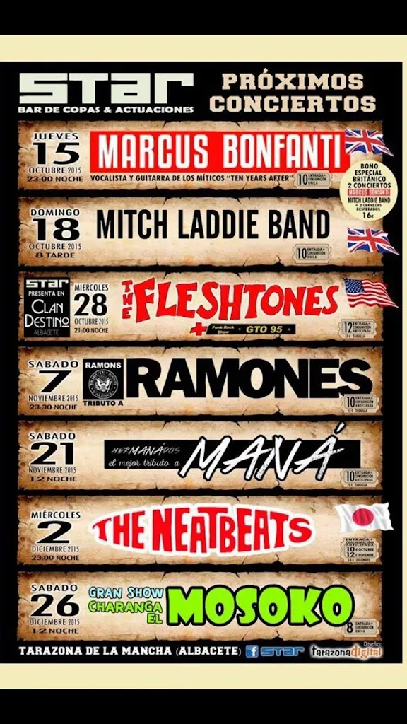 Menu_Star Bar de Copas & Actuaciones_Tarazona de la Mancha_image_1