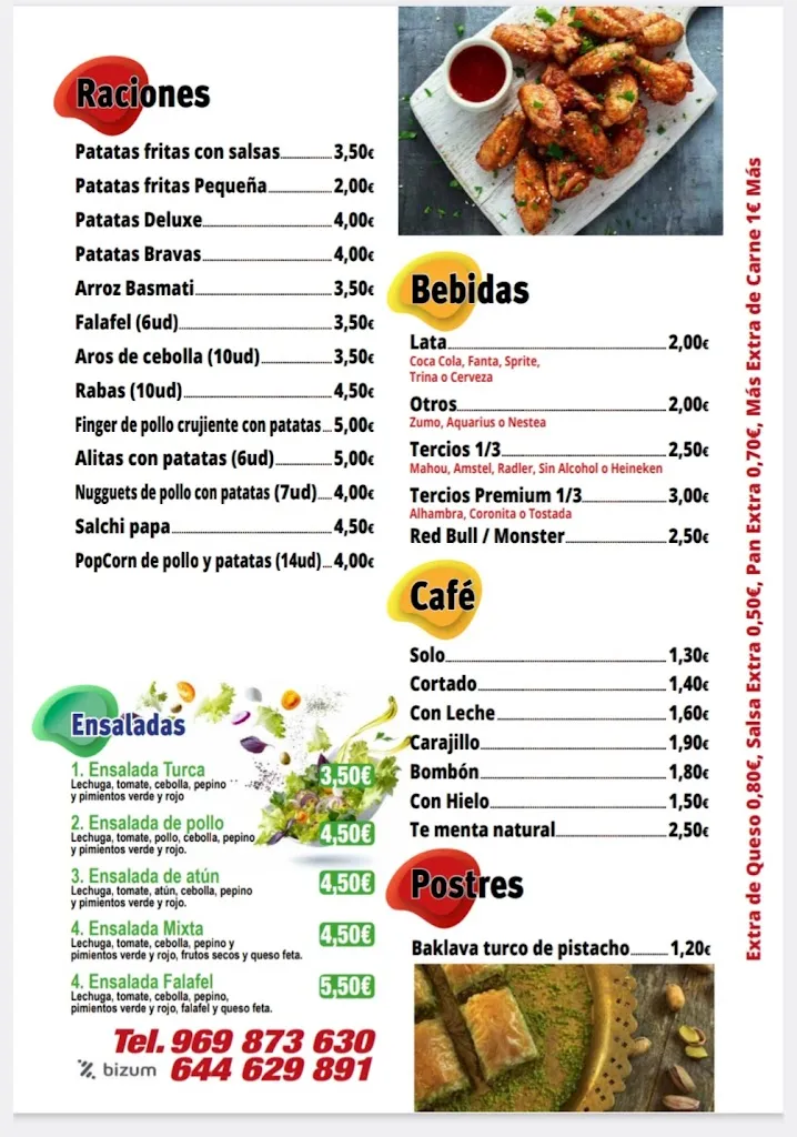Menu_PREMIUM DÖNER KEBAB PIZZERIA_Tarancón_immagine_1