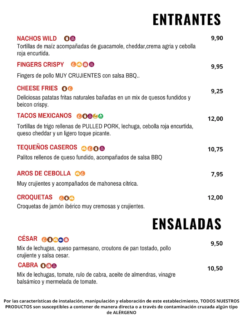 Menu_Wild Burger_Tarancón_image_2