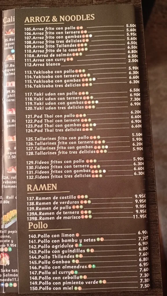 Menu_Restaurante sushi美feng_Tarancón_image_4