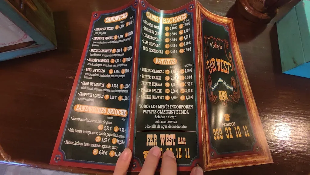 Menu_Hamburguesería Far West_Tarancón_image_1