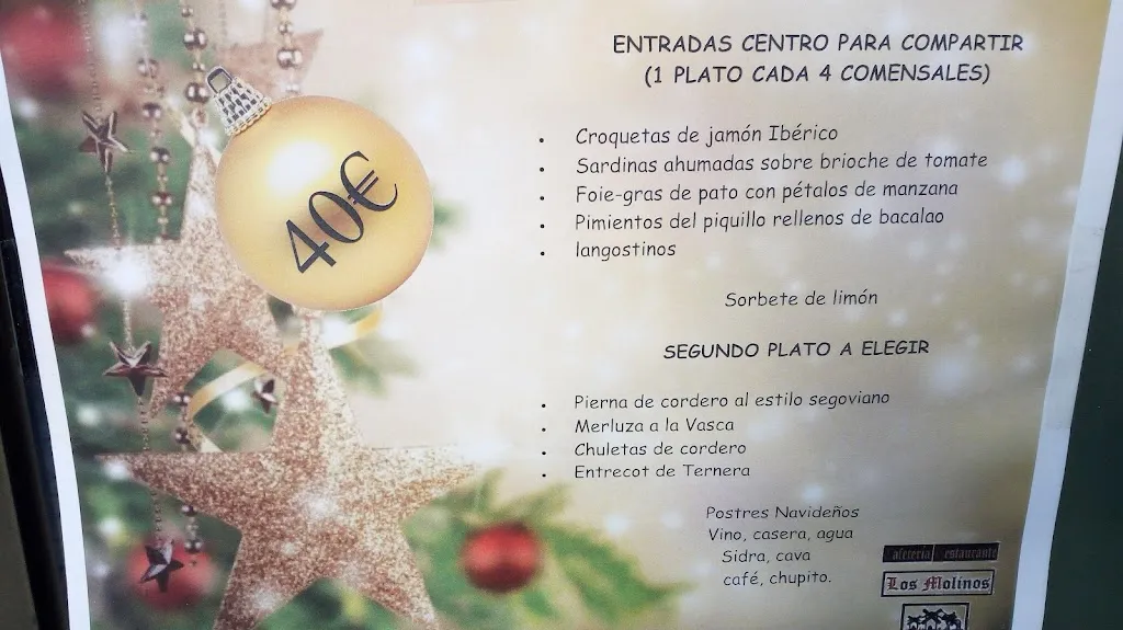 Menu_Bar Los Molinos_Tarancón_image_2